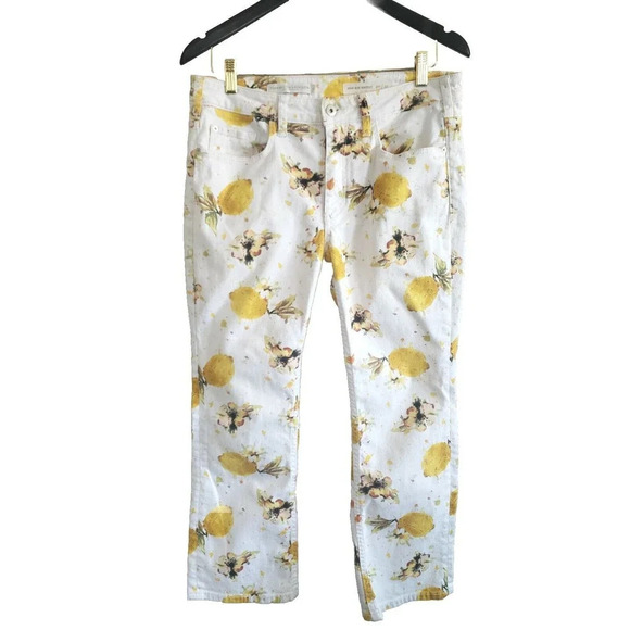 Anthropologie Pilcro Jeans Women's 30 Lemon Grove High-Rise Cropped Boot… - Picture 1 of 8